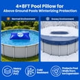 thumbnail image 3 of TKYHRMAS 4x8 ft Pool Pillow for Above Ground Pools, Heavy Duty Large Winter Inflatable Pillow for Winterize Closing with Cords, Blue, 3 of 7