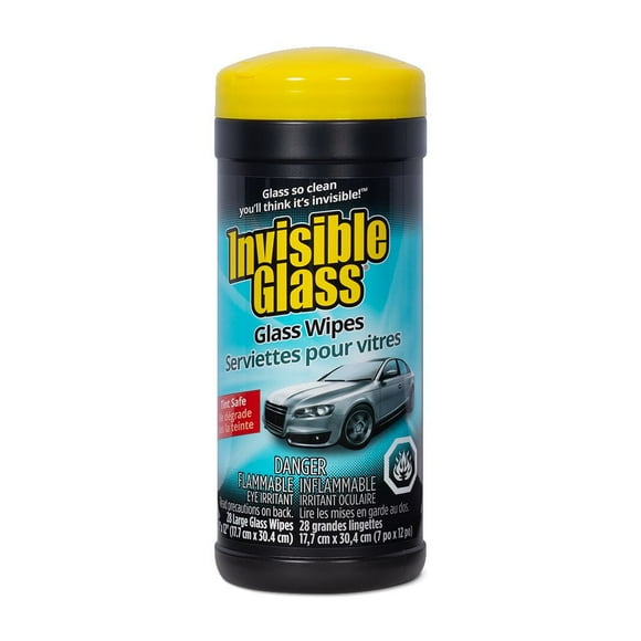 INVISIBLE GLASS Lingettes 28ct Lingettes premium pour vitres