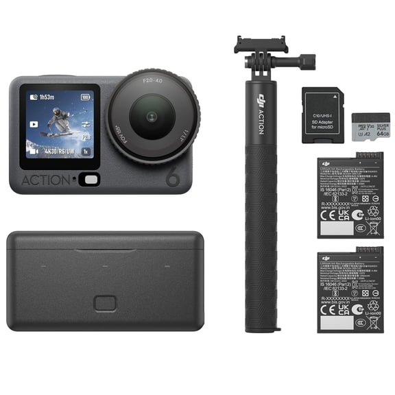 Cámara de acción DJI Osmo Action 6 8K resistente al agua hasta 20 m