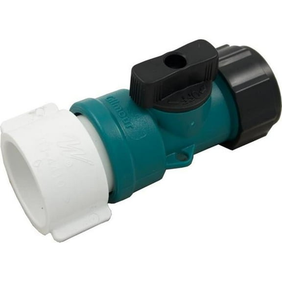 Waterway Plastics 400-2070 0.75 in. On & Off Drain Valve Assembly Garden Hose