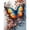 Animal-Butterfly 03, variant on BYGFHLYW Highland Cow Diamond Art Kits for Adults,Diamond Painting Kits fo Beginner, DIY Full Round Gem Crystal Art,Home Wall Decor 13.8x 13.8 in