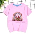 thumbnail image 4 of Godom Girls T Shirts Short Sleeve Graphic Cotton Cute Print Summer Blouse for Girls Tee Tops, 4 of 5