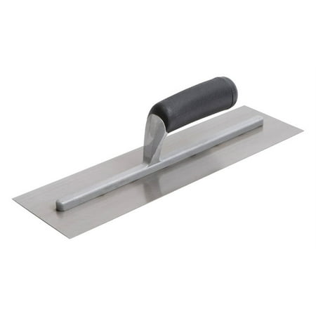 Marshalltown 18342 Finishing Trowel, 11" x 4-1/2", Curved Plastic Handle