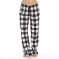 thumbnail image 6 of Mepaouo Women Pajama Pants Warm Plaid Lounge Pj Bottoms Drawstring Wide Leg Sleepwear Sizes S-3X, 6 of 8