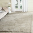 thumbnail image 4 of SAFAVIEH Ultimate Atanas Solid Plush Polyester Shag Area Rug, Silver, 3' x 5', 4 of 4