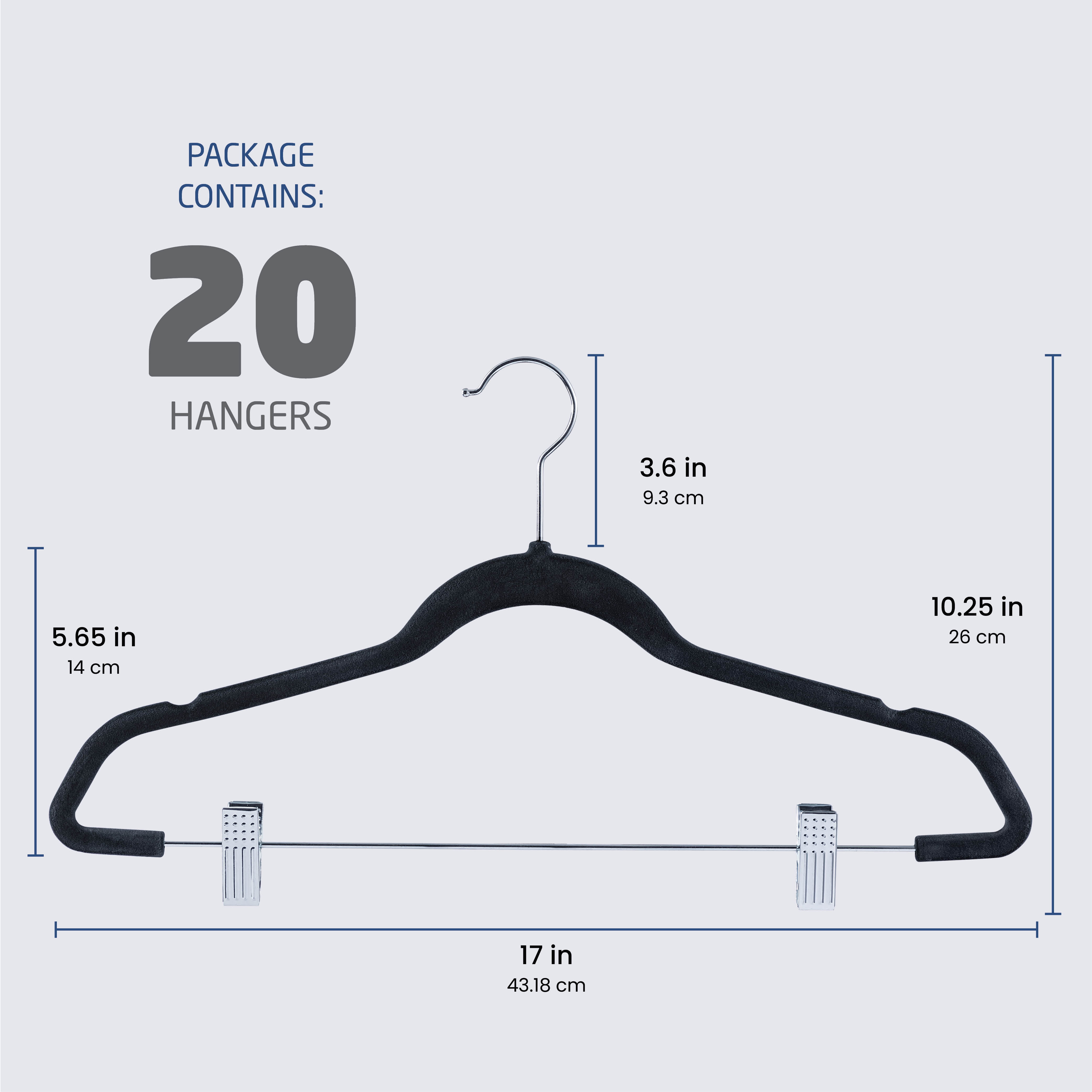 HOUSE DAY Velvet Skirt Hangers 24 Packs Velvet Hangers with Clips Ultra  Thin Non Slip Velvet Pants Hangers Space Saving