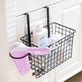 thumbnail image 4 of Hair Dryer Stand Set Multifunctional Hair Dryer Drier Comb Holder Rack Stand Set Kitchen Storage Organizer (Black), 4 of 6