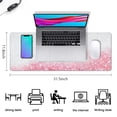 thumbnail image 5 of Streamline Your Work with XXL Desk Pad & Pink Mouse Pad - 31.5x11.8 Inches Desk Mat with 3 Levels for Keyboard, Essential for Home Office Work, 5 of 7