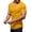 Yellow, variant on Mens Muscle Henley Shirts Mens Henley Shirts V Neck White T Shirts for Men Lightweight Holiday Short Sleeve Summer Solid Color Gym Tops Basic Tees