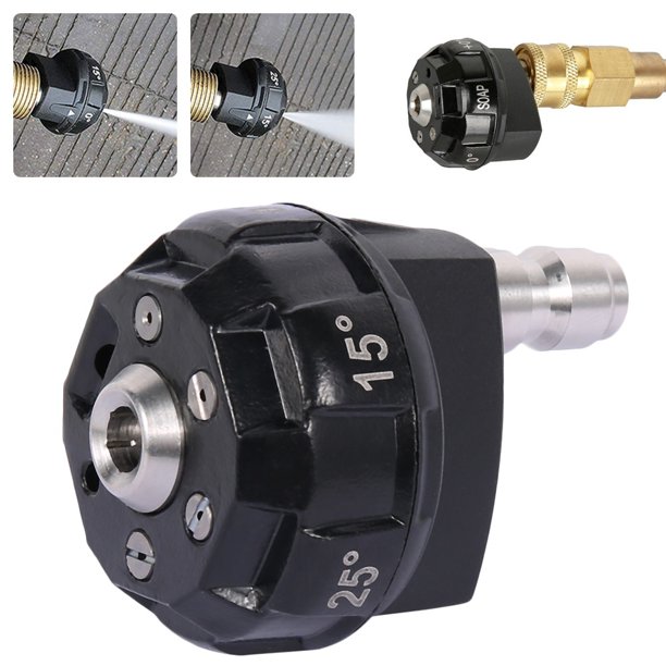 Car Wash Nozzle Quick Change Over Adjustable Plug Connector Pressure