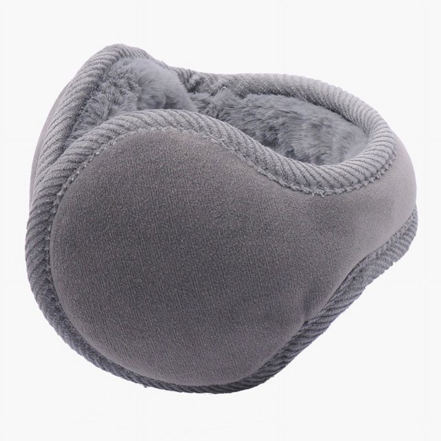 Orejeras de punto cálidas unisex Orejeras para exteriores de piel de cachemira de invierno (gris spandex)