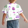 thumbnail image 4 of VOAVEKE T-Shirt d'Été Uni pour Tout-Petits, Haut Décontracté pour Enfants, T-Shirt Tendance pour Enfants, T-Shirt Imprimé Col Rond Confortable, Blouse à Manches Courtes Décontractée, 4 of 5