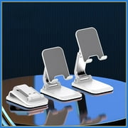 WIFKLSIIPG Desktop Foldable Phone Stand Height Adjustable Phone Stand Portable Phone Stand Desktop Base Compatible with for 4 ~12.9 Inch Phones and Tablets