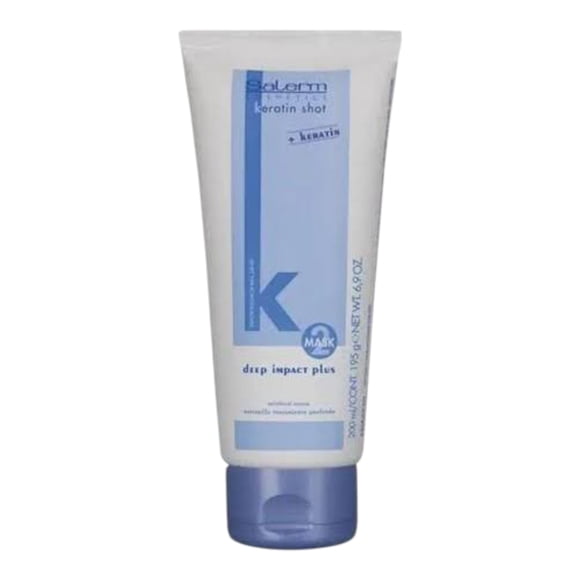 Salerm Mascarilla Deep Impact Plus Keratin Shot 200 ml Salerm Cosmetics Keratin Shot Mask Deep Impact Plus 200ml
