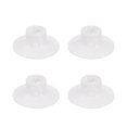 thumbnail image 1 of Unique Bargains Clear Soft Silicone Miniature Vacuum Suction Cup 30x5mm Bellow Suction Cup,4pcs, 1 of 3