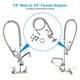 thumbnail image 4 of Mstjry Válvula De Pulverización Con Manguera De Preenjuague De 45 Pulgadas, Rociador De Fregadero Comercial, Rociador De Preenjuague Con Manguera Flexible De Acero Inoxidable Para Grifos De Cocina Com, 4 of 5