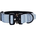 thumbnail image 1 of HUGFEGWE Colorful Nylon Dog Collar for Medium/Large/XL Dogs with Quick Release Metal Buckle & Control Handle for Dog Training Walking (Light Blue, XL) CJB91-122094, 1 of 7