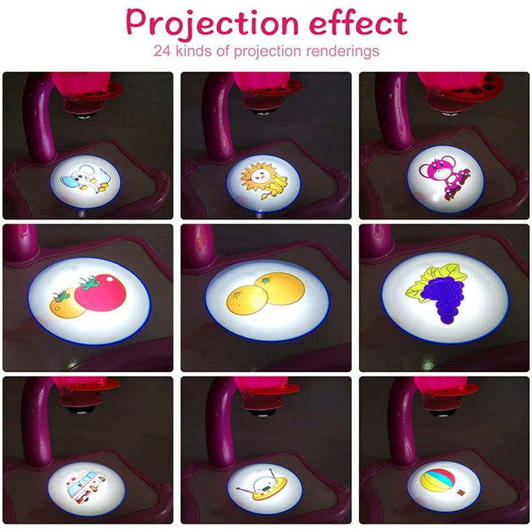 Homoyoyo 1 Set Projection Toy Kids Nightlight Projector Lamp Trace and Draw  Projector Toy Desktop Dr…See more Homoyoyo 1 Set Projection Toy Kids
