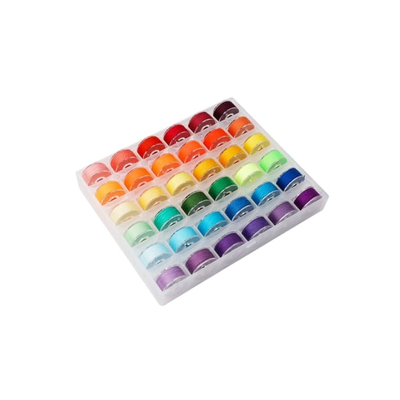 Yuarrent Soporte para hilo, costura a medida, bobinas de almacenamiento de hilo dental, 36 rejillas, organizador portátil, bobinadora de confección De coser Tipo 2 Yuarrent HA073330-02