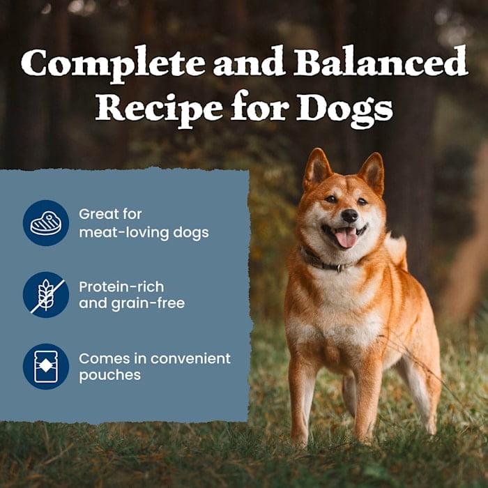 Blue Buffalo Wilderness Chicken and Beef High-Protein Adult Wet Dog Food, 9oz., 6 Count VP