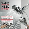 thumbnail image 2 of Delta 58569-CZ-PK Champagne Bronze In2ition 5 Setting Two in One Multi Function Shower Head & Handshower, 2 of 4