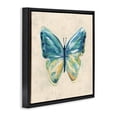thumbnail image 2 of Stupell Industries Modern Bright Watercolor Butterfly Black Floating Frame Canvas Art, 18 x 18, by Carol Robinson, 2 of 7