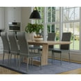 thumbnail image 3 of Creative Images International Sonoma Stainless Steel & Wood Dining Table in Oak, 3 of 3