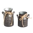 thumbnail image 4 of Isvgxsz Shabby Chic Milk Can Vase, Galvanized Finish Milk Can Vase Rustic Milk Jug Metal Flower Vase Petite Milk Bucket for Home, Kitchen, Living Room, Farmhouse Decor, Table Centerpieces, 4 of 8