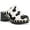 Black/White Cow, variant on INC Womens Cianna Slip On Dressy Clogs