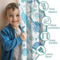 thumbnail image 3 of Funny Window Curtains for Kids Room - 42Wx63H Inch 2 Panels, Rod Pocket Colorful Cartoon Sea Wave Patterns for Boys Bedroom Decor Preschool Classroom Curtains Playroom Living Room Window Drapes, 3 of 5