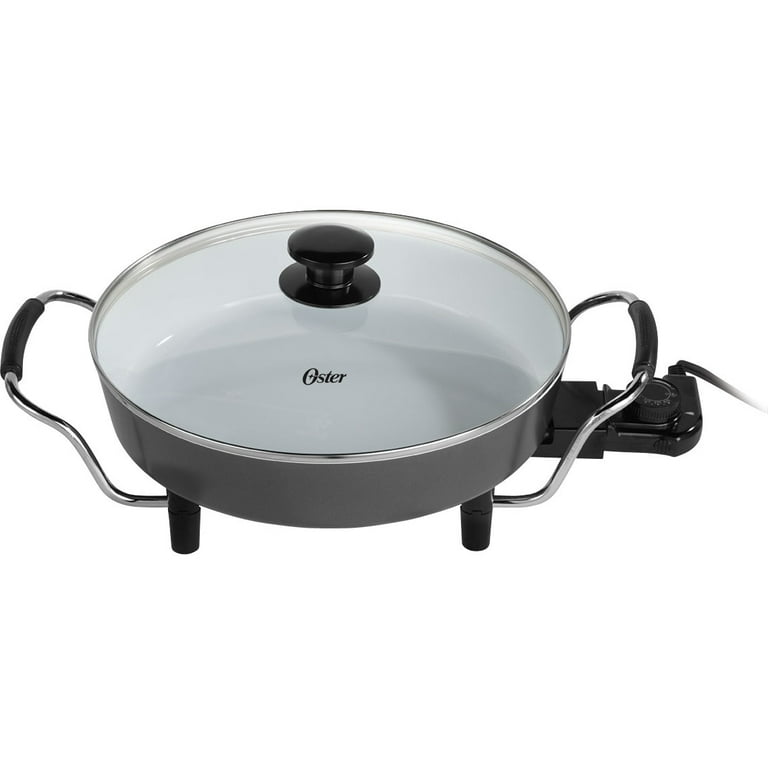 Oster DuraCeramic 12-inch Round Electric Skillet with Metal