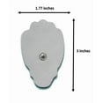 thumbnail image 3 of Replacement Electrodes For All Tens Units, High Quality Premium Reusable Electrode Pads With Precise Electronic Circuitry, Snap Electrodes For, 3 of 5