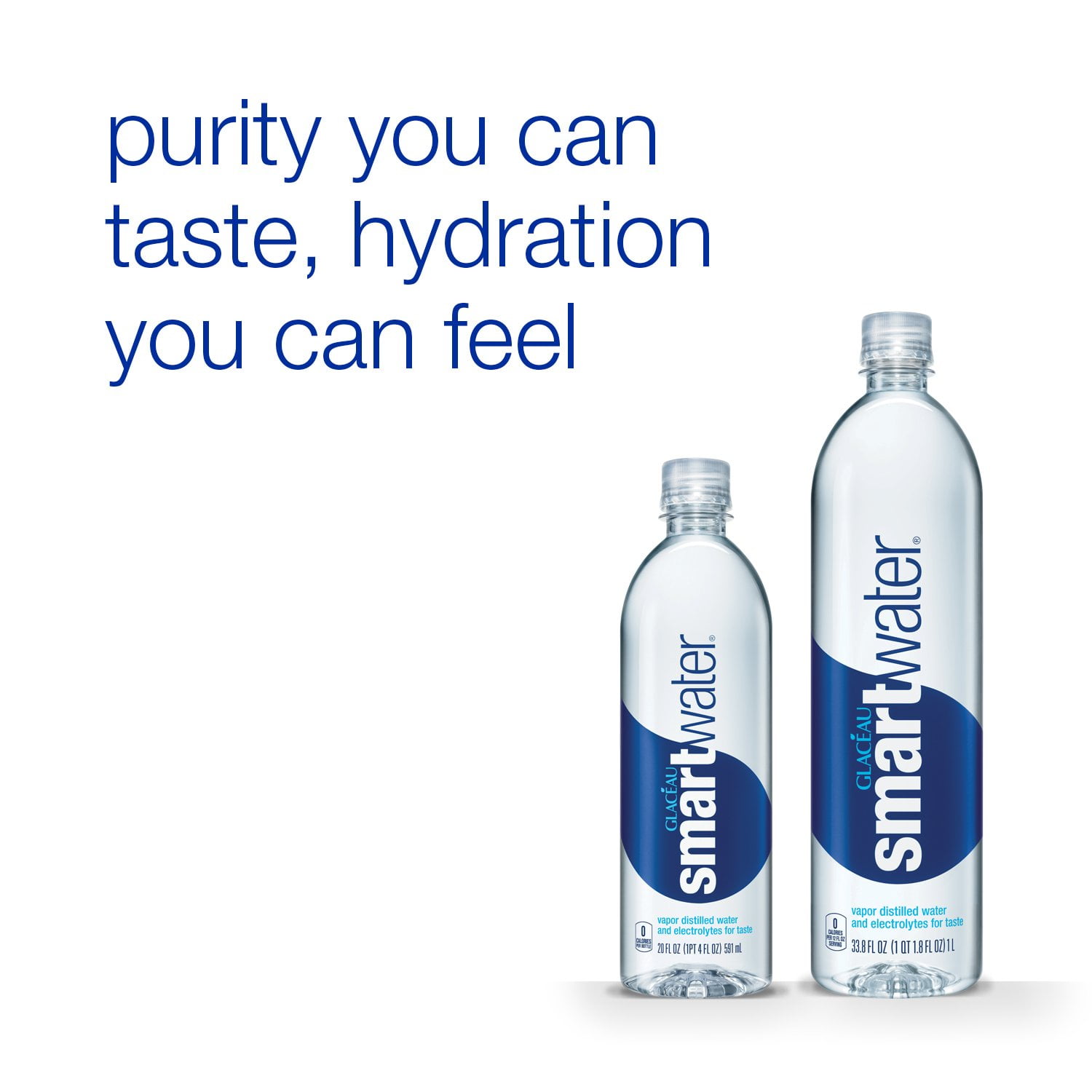 Smartwater vapor distilled premium water bottles, 20 fl oz, 24 Pack