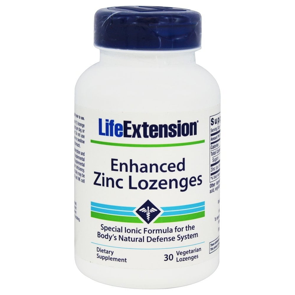 Life Extension Enhanced Zinc Lozenges 30 Lozenges
