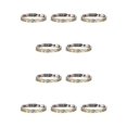 thumbnail image 1 of Sonducket magnética ajustable de aleación para hombres, texturizada con circulación mejorada de dragón, regalo dorado y plateado Oro y plata 10Conjunto, 1 of 6