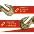 thumbnail image 6 of 1/2 Peerless QuikBinder Ratchet Binder 18100# WLL Chain Tow #H5125-0958, 6 of 12