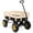 Black, variant on BAYUELSWU Garden Wagon, Portable Garden Carts with 10" Wheels & Handle for Landscaping Gardening and Outdoor Use (Green)