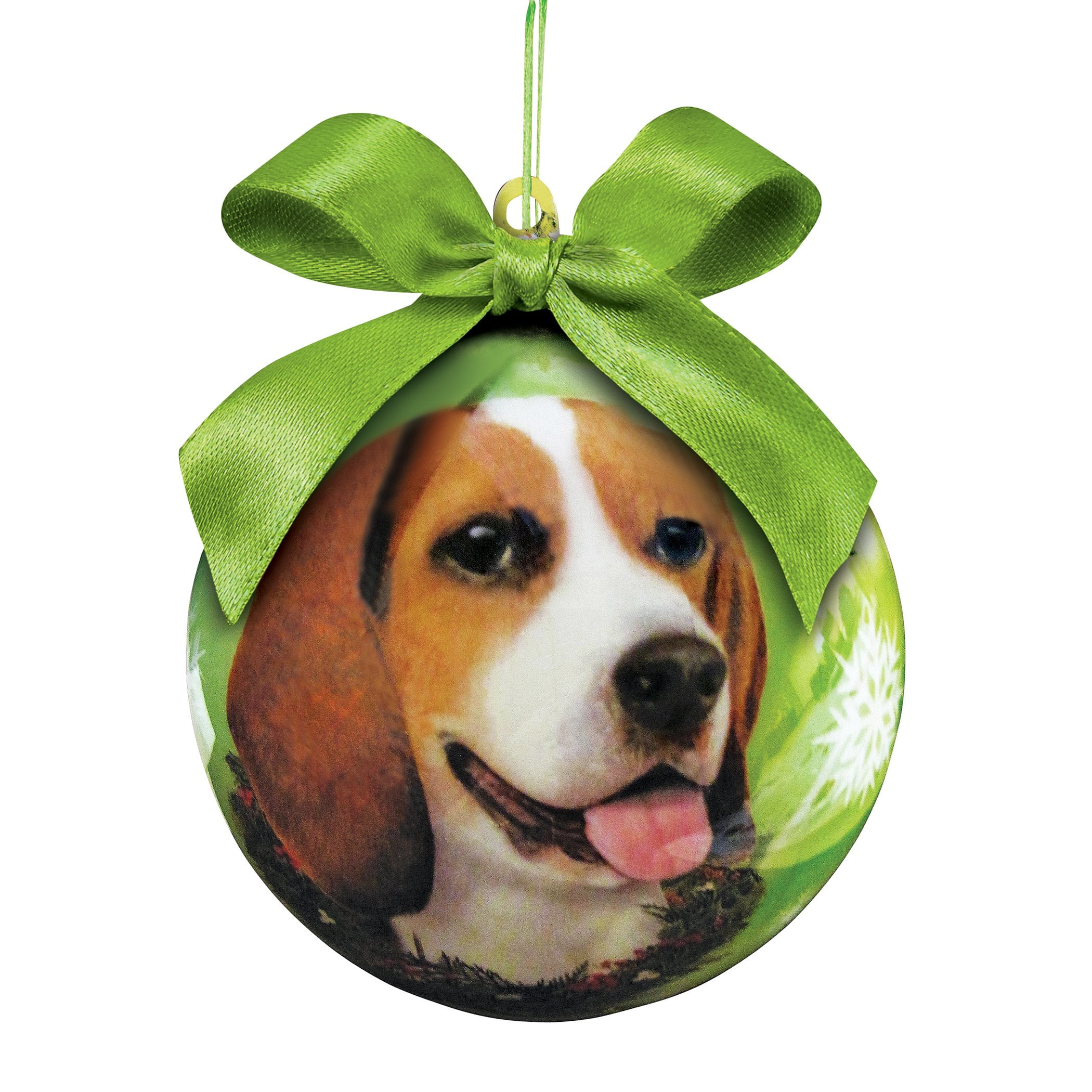 GlossFinish Dog Christmas Ball Tree Ornaments
