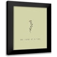 thumbnail image 1 of JMB Designs 19x24 Black Modern Framed Museum Art Print Titled - One Thing at a Time, 1 of 5