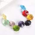 thumbnail image 3 of U8MO 10pcs 12mm Flower Shape Side Hole Crystal Glass Loose Beads for Jewelry Making-Gray, 3 of 4