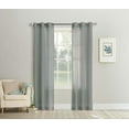 thumbnail image 1 of Sun Textile Crushed Grommet Sheer Voile Curtain, 1 of 1