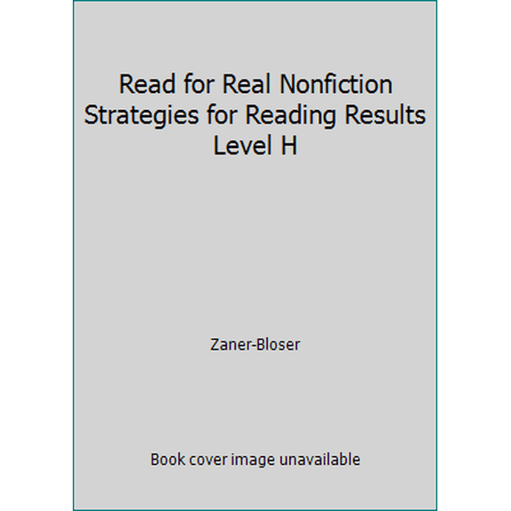 Pre-Owned Read for Real Nonfiction Strategies for Reading Results Level H (Unknown) 073677341X 9780736773416