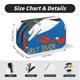 thumbnail image 5 of Disketp Shark With Sunglasses and Lobste Estuche de Lápices de Doble Capa con Tapa Abatible y Cremallera, Organizador Escolar para Adolescentes y Adultos, 5 of 7