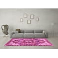thumbnail image 3 of Ahgly Company Indoor Rectangle Abstract Pink Modern Area Rugs, 2' x 3', 3 of 4