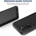 thumbnail image 6 of for Samsung Galaxy S21 Plus Case: Dual Layer Protective Heavy Duty Cell Phone Cover Shockproof Rugged with Screen Protector - Military Protection Bumper Tough - Samsung Galaxy S21+ Plus 5G, Black, 6 of 9
