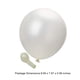 thumbnail image 5 of 1 Juego de globos de látex gruesos, decoración de fondo, suministros para el hogar, Kit de diseño de habitación de 10 pulgadas, accesorios de Kits de decoración para fiestas color perla blanco Naiovety HA060606-11B, 5 of 6