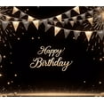 thumbnail image 4 of Colorful Fireworks Happy Birthday Banner Decorative Flags Balloon Design Celebration Background for Birthday Party Kids Celebration Indoor Decoration, 4 of 8