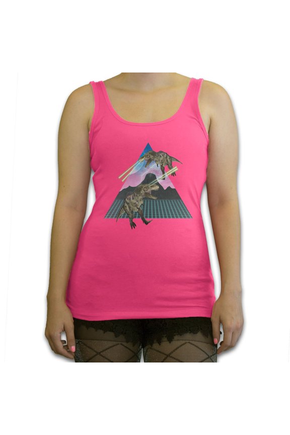 - Laser T-rex Women's Fashion Tank Top