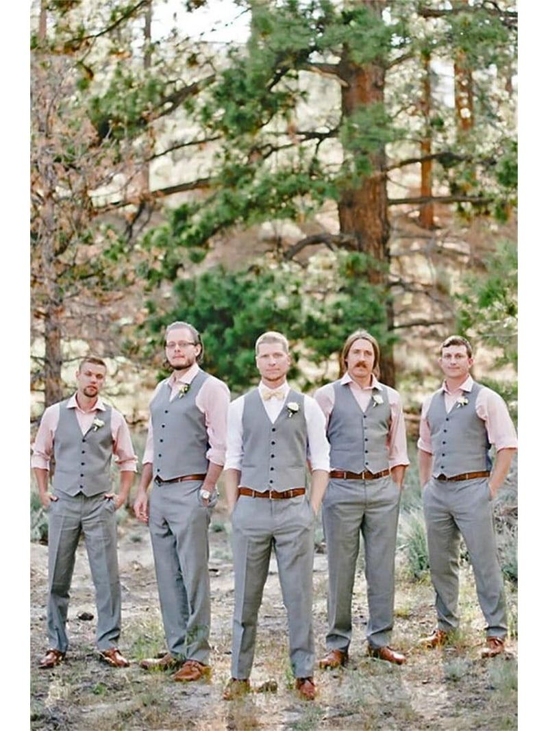 Mens Suit 2 Piece Slim Fit Suit for Wedding Vest Pants Suit for Wedding  Groom Formal Business Sage Green 4XL - Walmart.com