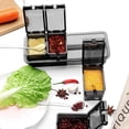 thumbnail image 2 of Juego de cajas de condimentos con 4 compartimentos extraíbles para la cocina, condimentos, 2 of 5